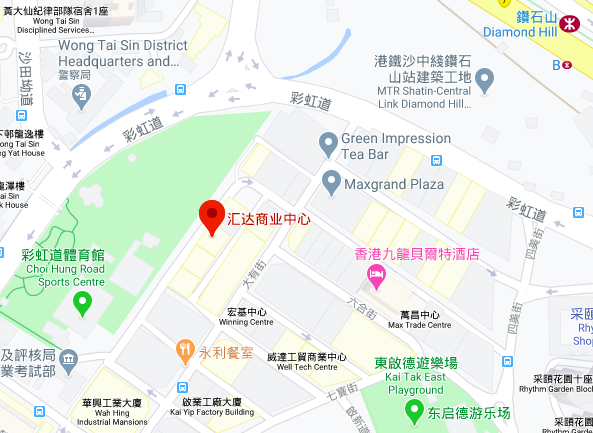Google Map of 香港新蒲崗雙喜街9號